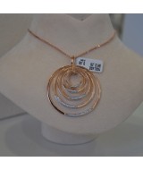GOLD PENDANT K9  8.40 GR WITH BRILLIANTS 0.28 ct MG01400