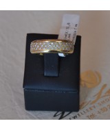 YELLOW GOLD RING K18  10.8 GR WITH BRILLIANTS 1.1 ct 510510030010
