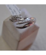 WHITE GOLD RING K18 5.30 GR WITH BRILLIANTS 0.33 ct 610232090010