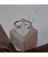 WHITE GOLD RING K18 2.20 GR WITH BRILLIANT 0.28 ct 910602050010
