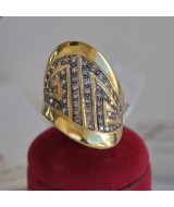 YELLOW GOLD RING K18 16.20 GR WITH BRILLIANTS 0.83 ct DG00994