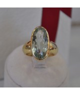 YELLOW GOLD RING K18 9.30 GR WITH AMETHYST 6.00 ct DG01644