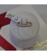 YELLOW GOLD RING K18 2.30 GR WITH BRILLIANTS 0.31 ct DG01739
