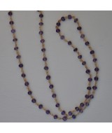 SILVER NECKLACE 925 WITH AMETHYST 4.30GR KG00655