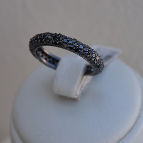 SILVER RING WITH CRYSTALS 925 2.70GR DG02627